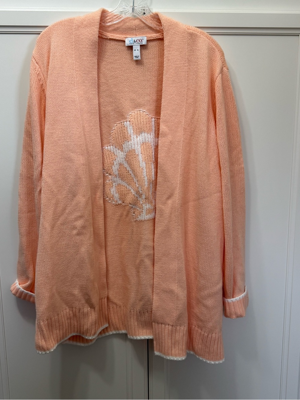 D&Co. Peachy Pink Cardigan
